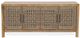 A & B Home Taupe Sideboard Cabinet-1