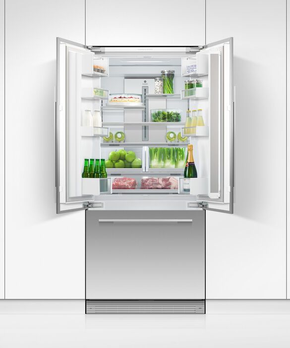 Réfrigérateur à portes françaises de 32 po Fisher & Paykel® série 7 de 14.7 pi³ - Prêt pour le panneau-5