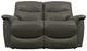 La-Z-Boy® James Charcoal Leather Power Reclining Loveseat with Headrest and Lumbar-1