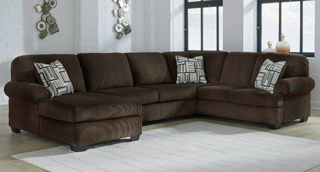 Signature Design by Ashley® Kimlee 3-Piece Chocolate Left-Arm Facing Sectional and Chaise-1