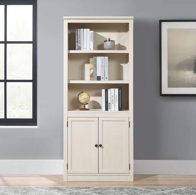 Winners Only® Cardiff White Bookcase-1