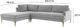 TOV Furniture Serena 3-Piece Gray Left-Arm Facing Chaise Sectional-2