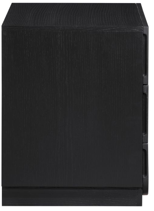 Meridian Furniture Scallop Black Nightstand-2