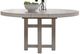 Liberty Furniture Backroads Weathered White Dining Table with Parchment Brown Base-0
