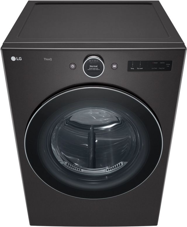 LG 7.4 Cu. Ft. Black Steel Front Load Electric Dryer-12