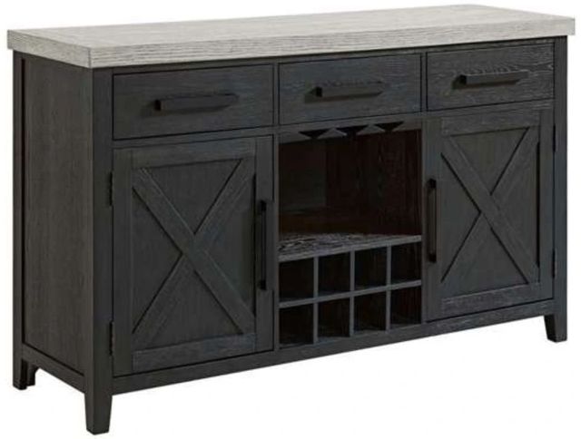 Elements International Axel Espresso/Light Gray Server-0