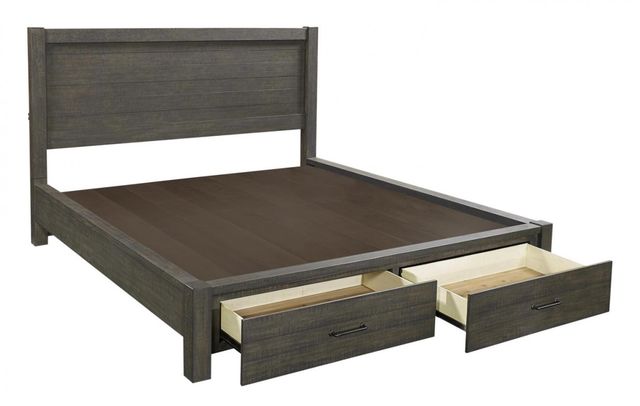 aspenhome® Mill Creek Carob Queen Storage Bed-1