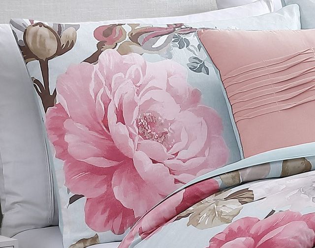 Hallmart Collectibles Rachel 7-Piece Spa Queen Comforter Set-2