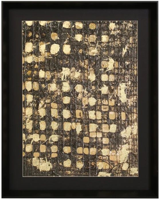 Stylecraft Gold Squares Wall Art-0