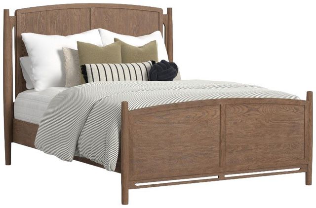 Flexsteel® Verona Brown Oak Queen Panel Bed