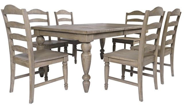 Jofran Inc. Slater Works Brown Rectangular Dining Table-4