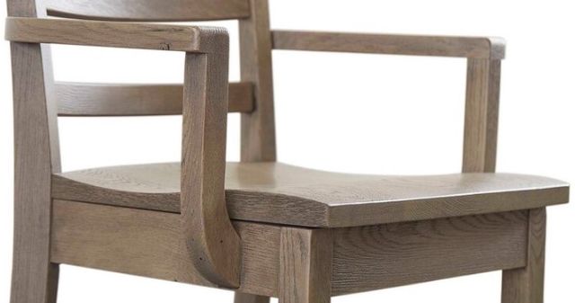 Bassett® Furniture Customizable BenchMade Merrill Oak Dining Arm Chair-3