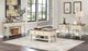 TEI Quinton Pecan Sofa Table with Sand Base-1