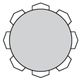 Bermex® Customizable TBRRE-0150 Round Expression Dining Table-1