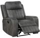 Coaster® Raelynn Gray Recliner-1