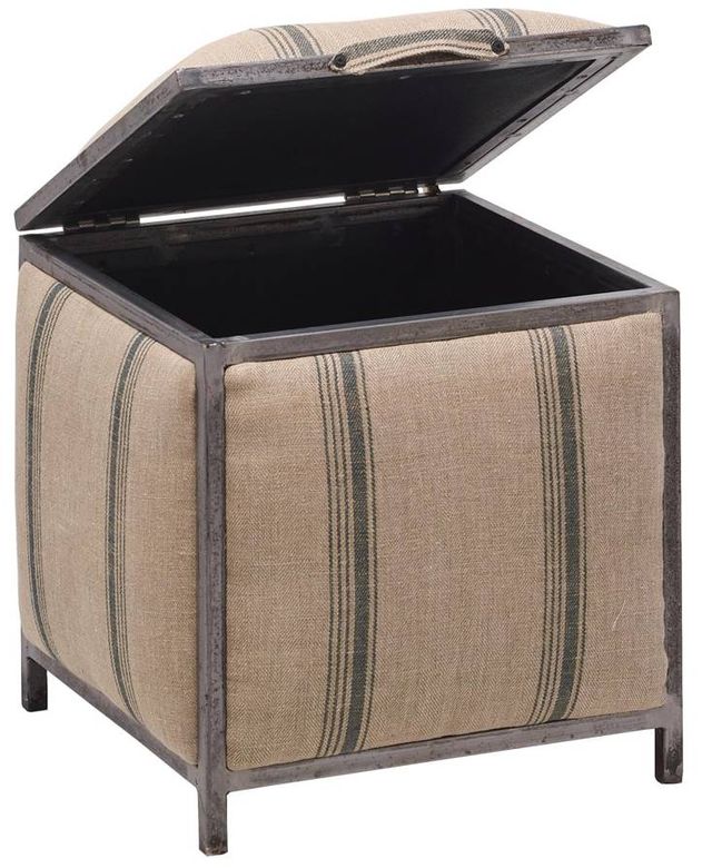 Jaipur Furniture Kannapolis Beige Accent Ottoman-1