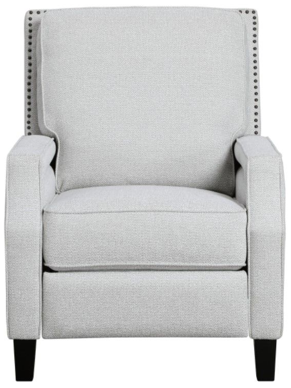 Homelegance® Berenson Gray Manual Push Back Recliner-2