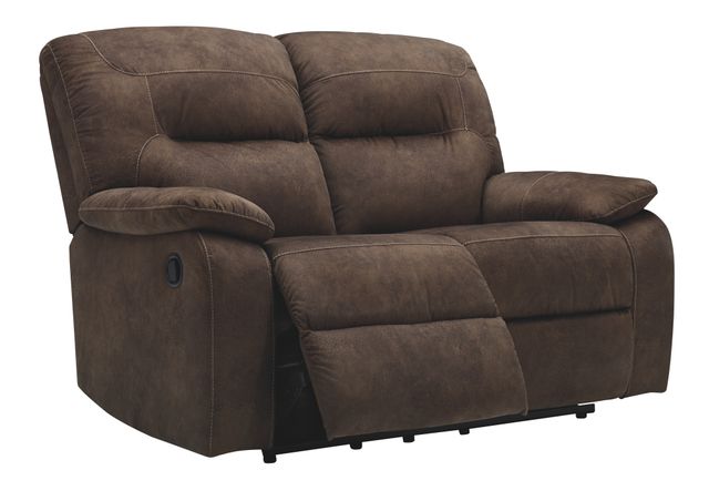 Signature Design by Ashley® Bolzano Coffee Reclining Loveseat-0