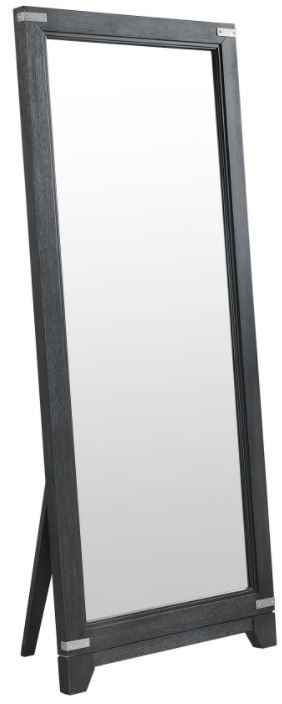 Intercon Laguna Weathered Steel Floor Mirror-1
