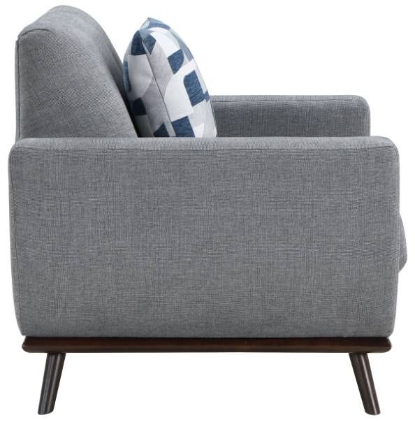 Homelegance® Everton Gray Accent Chair-3
