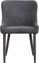 TOV Furniture Draco Grey Velvet Chair-1