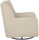 Coaster® Serra Sandy Beige Upholstered Manual Swivel Glider Recliner-3