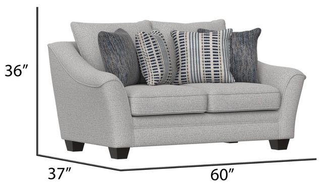 Emerald Home Casey Gray Loveseat-2