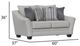 Emerald Home Casey Gray Loveseat-2