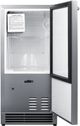 Summit® 15" 25 lb. Stainless Steel Ice Maker-1