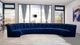 Meridian Furniture Infinity 7-Piece Navy Velvet Modular Sectional-1