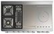 Ilve® Majestic III 48" Stainless Steel Pro Style Dual Fuel Natural Gas Range with Solid Door and Chrome Trim-2