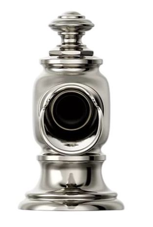 KOHLER® Artifacts® Vibrant Polished Nickel Bathroom Sink Faucet Spout with Flume Design-1