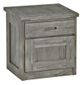 Crate Designs™ Furniture Storm 24" Nightstand with Lacquer Finish Top Only-0