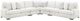 Signature Design by Ashley® Misty-Lakes 5-Piece Chalk Curved Sectional-0