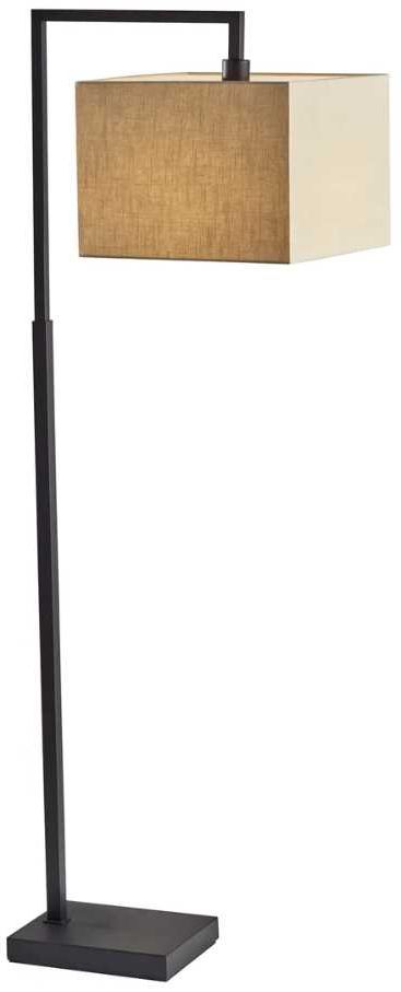 Adesso® Richard Black Floor Lamp-0