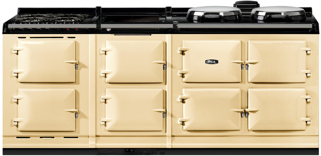 AGA™ Classic R7 210 83" Cream Pro Style Dual Fuel Range-0