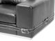 Michael Amini® Mia Bella Black/Stainless Steel Loveseat-4