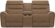 La-Z-Boy® Soren Chestnut Power Reclining Loveseat with Headrest and Console-1