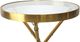Harp & Finial® Portola Glass Top End Table with Brushed Gold Legs-1