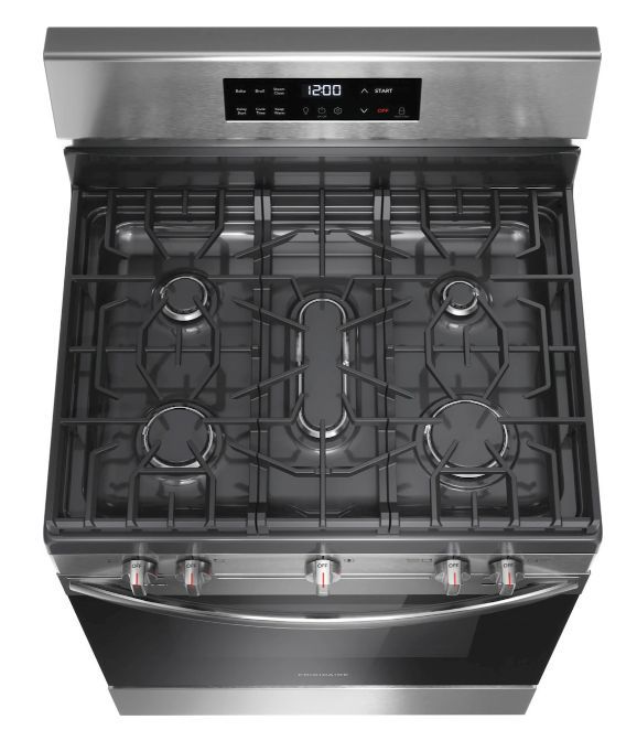Frigidaire® 30" Stainless Steel Freestanding Gas Range-3