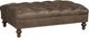 King Hickory Customizable Capitol Leather Rectangular Ottoman-0