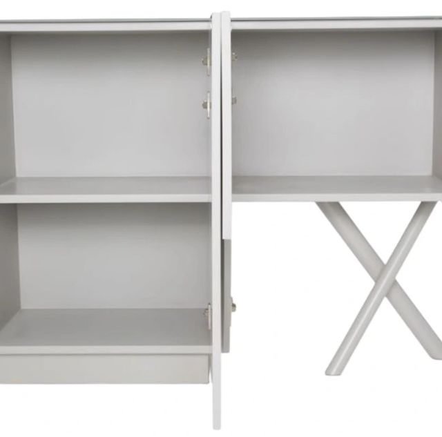 Michael Amini® Trance™ Rotterdam White Sideboard-3