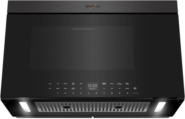Whirlpool® 1.1 Cu. Ft. Black Stainless Over The Range Microwave-1