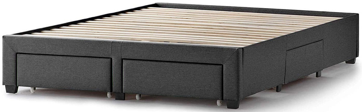 Malouf Watson Charcoal King Platform Bed Base Store For Homes Furniture Flooring Newton IA