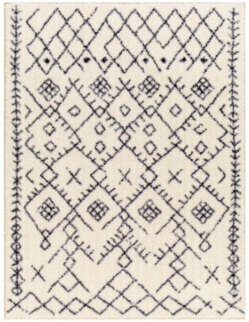 Surya Lykke Black/White 4'x6' Area Rug-0