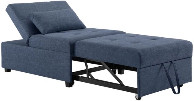Powell® Dozer Blue Twin Sleeper Chair-1