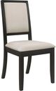 Coaster® Louise 2-Piece Black/Cream Dining Side Chairs-0