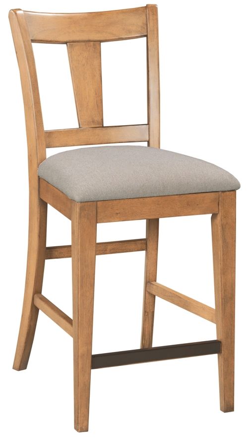 Kincaid® Kafe Cappuccino Tall Splat Back Counter Stool-0
