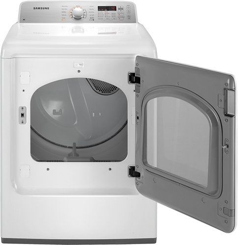 Samsung 7.3 Cu. Ft. White Front Load Electric Dryer-3