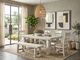 Sunny Designs™ Marina White Sand Dining Extension Table-1